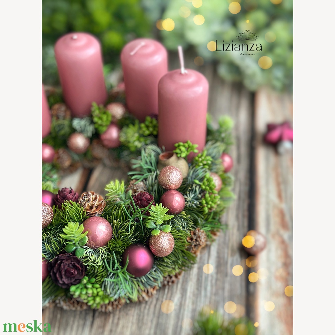 Tessa adventi koszorú - karácsony - adventi díszek - adventi koszorú - Meska.hu Tessa adventi koszorú - karácsony - adventi díszek - adventi koszorú - Meska.hu