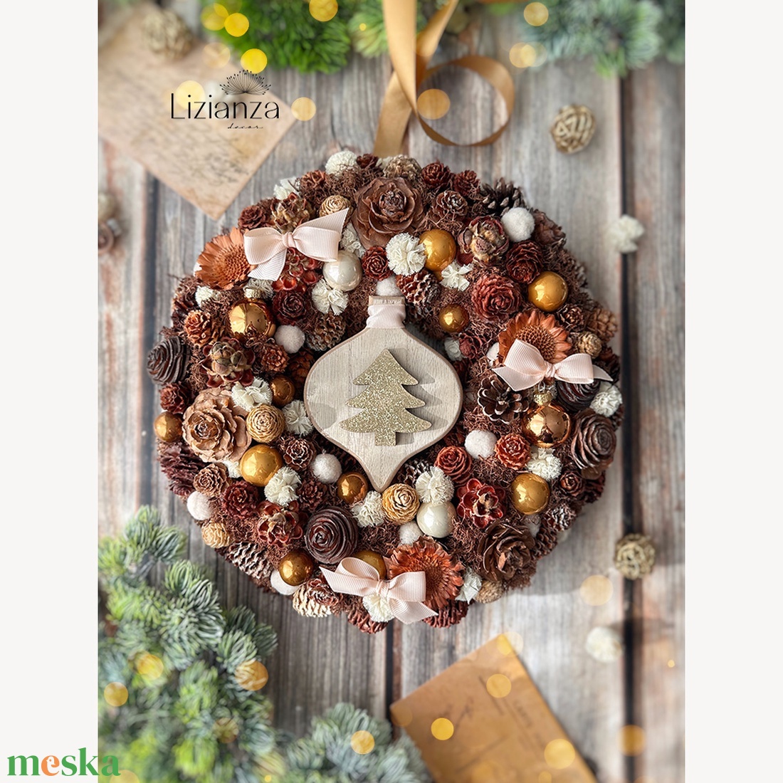 Minna adventi ajtódísz (30cm) - karácsony - adventi díszek - adventi ajtódísz - Meska.hu Minna adventi ajtódísz (30cm) - karácsony - adventi díszek - adventi ajtódísz - Meska.hu