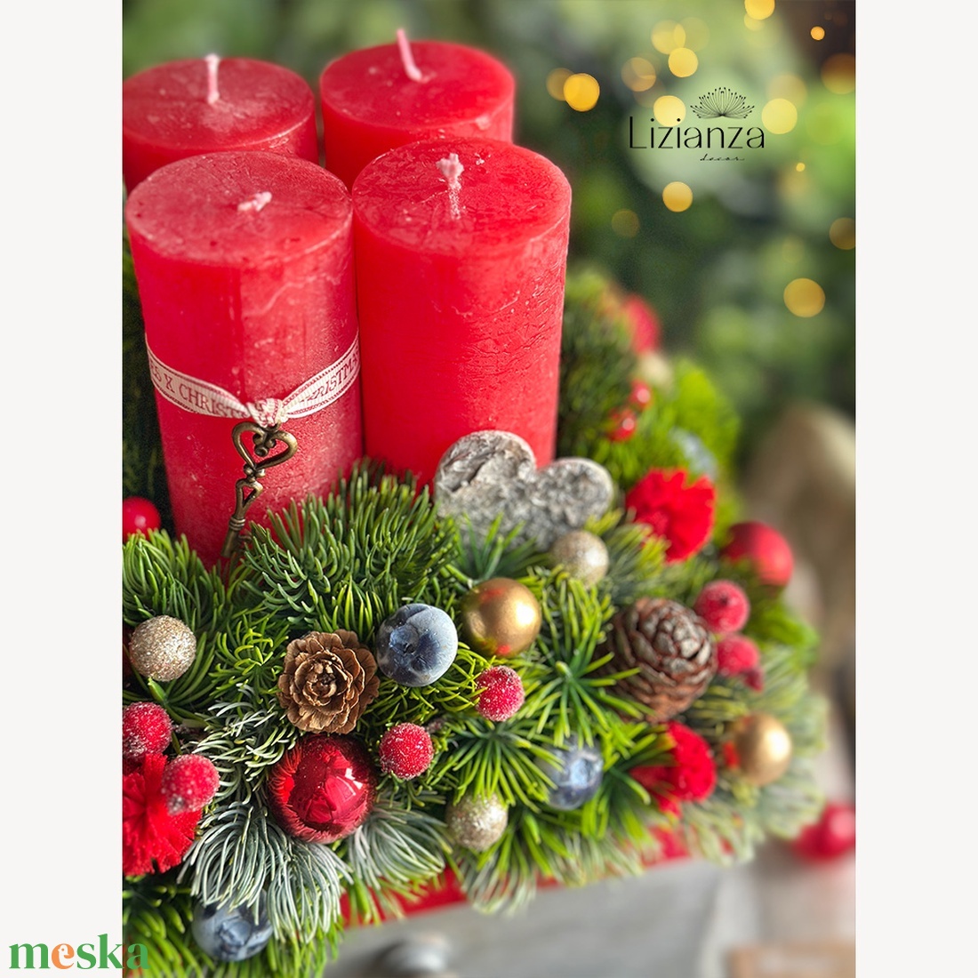 'Sarolta' adventi asztaldísz - karácsony - adventi díszek - adventi asztaldísz - Meska.hu 'Sarolta' adventi asztaldísz - karácsony - adventi díszek - adventi asztaldísz - Meska.hu