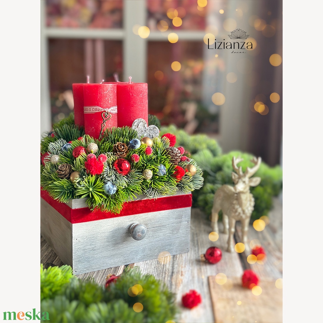 'Sarolta' adventi asztaldísz - karácsony - adventi díszek - adventi asztaldísz - Meska.hu 'Sarolta' adventi asztaldísz - karácsony - adventi díszek - adventi asztaldísz - Meska.hu