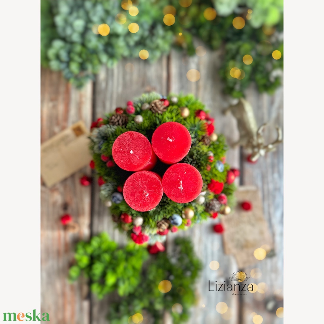 'Sarolta' adventi asztaldísz - karácsony - adventi díszek - adventi asztaldísz - Meska.hu 'Sarolta' adventi asztaldísz - karácsony - adventi díszek - adventi asztaldísz - Meska.hu