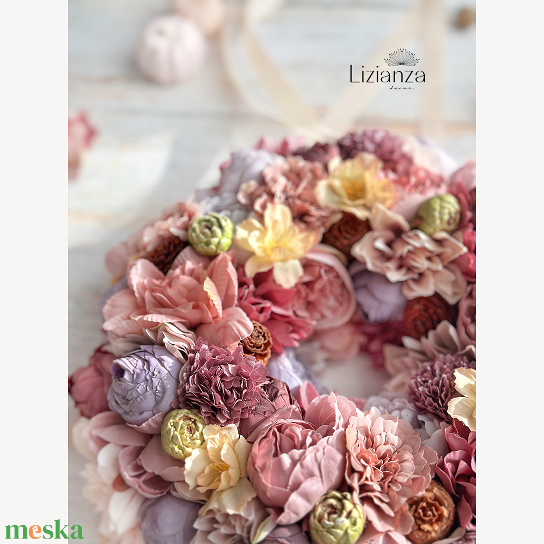 Inez őszi ajtódísz  - otthon & életmód - dekoráció - ajtó- és ablak dekoráció - ajtódísz & kopogtató - Meska.hu