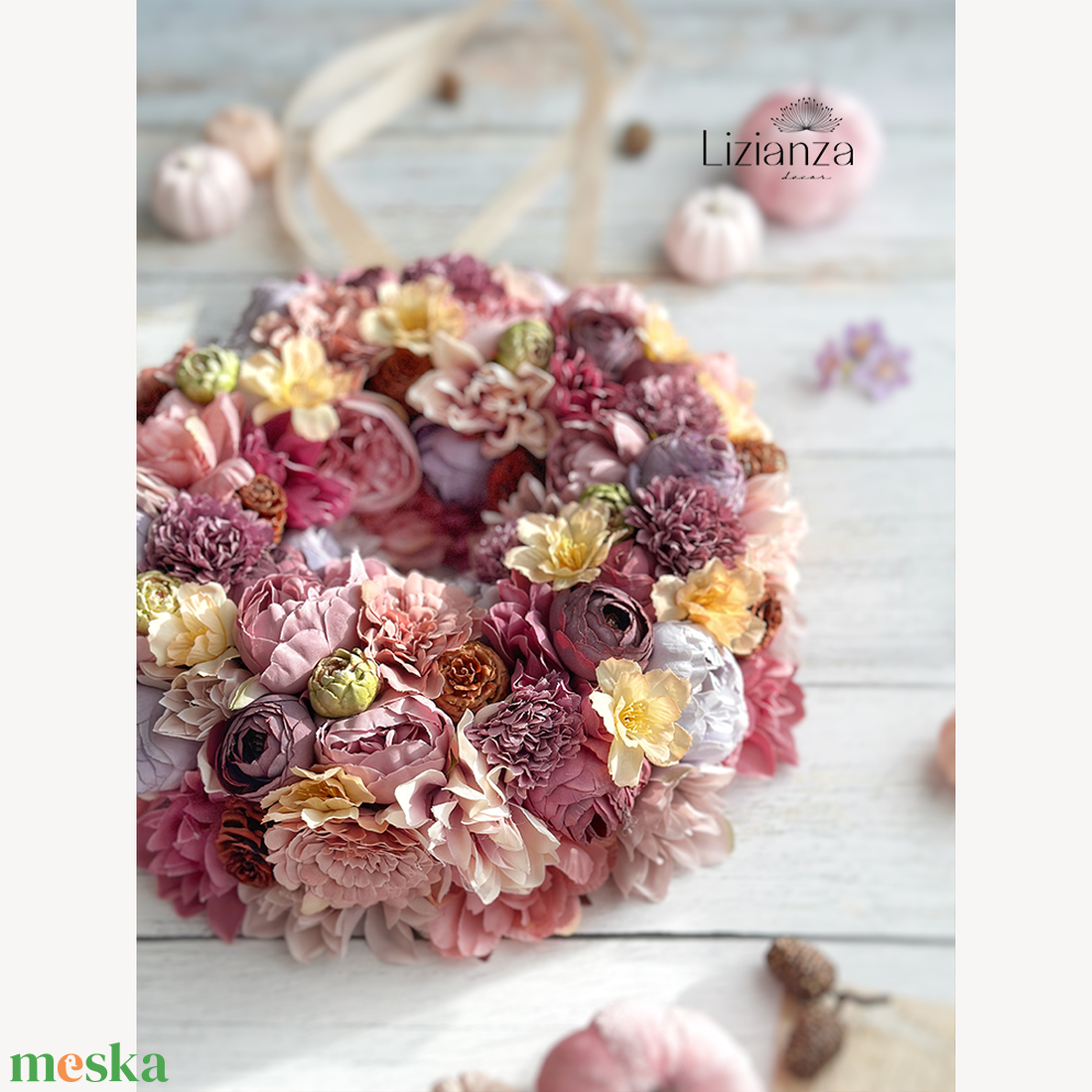 Inez őszi ajtódísz  - otthon & életmód - dekoráció - ajtó- és ablak dekoráció - ajtódísz & kopogtató - Meska.hu