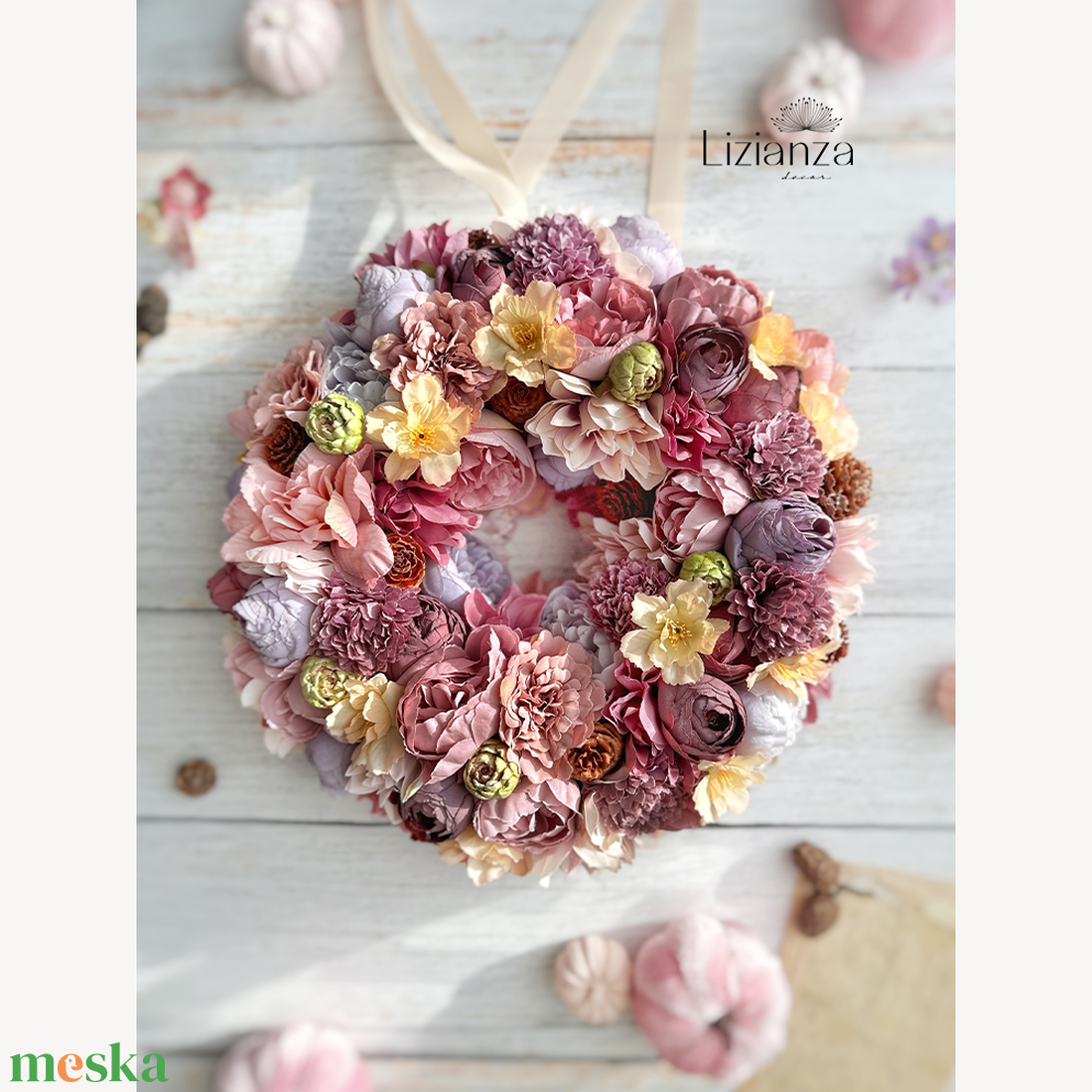 Inez őszi ajtódísz  - otthon & életmód - dekoráció - ajtó- és ablak dekoráció - ajtódísz & kopogtató - Meska.hu