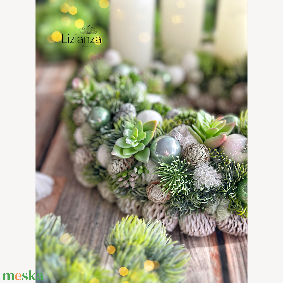 �Zoja adventi koszorú - karácsony - adventi díszek - adventi koszorú - Meska.hu