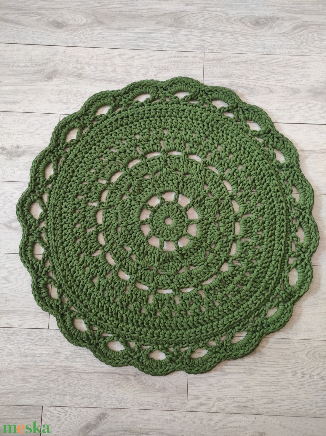 Horgolt szőnyeg - 80 cm - otthon & életmód - lakástextil - szőnyeg - horgolt szőnyeg - Meska.hu