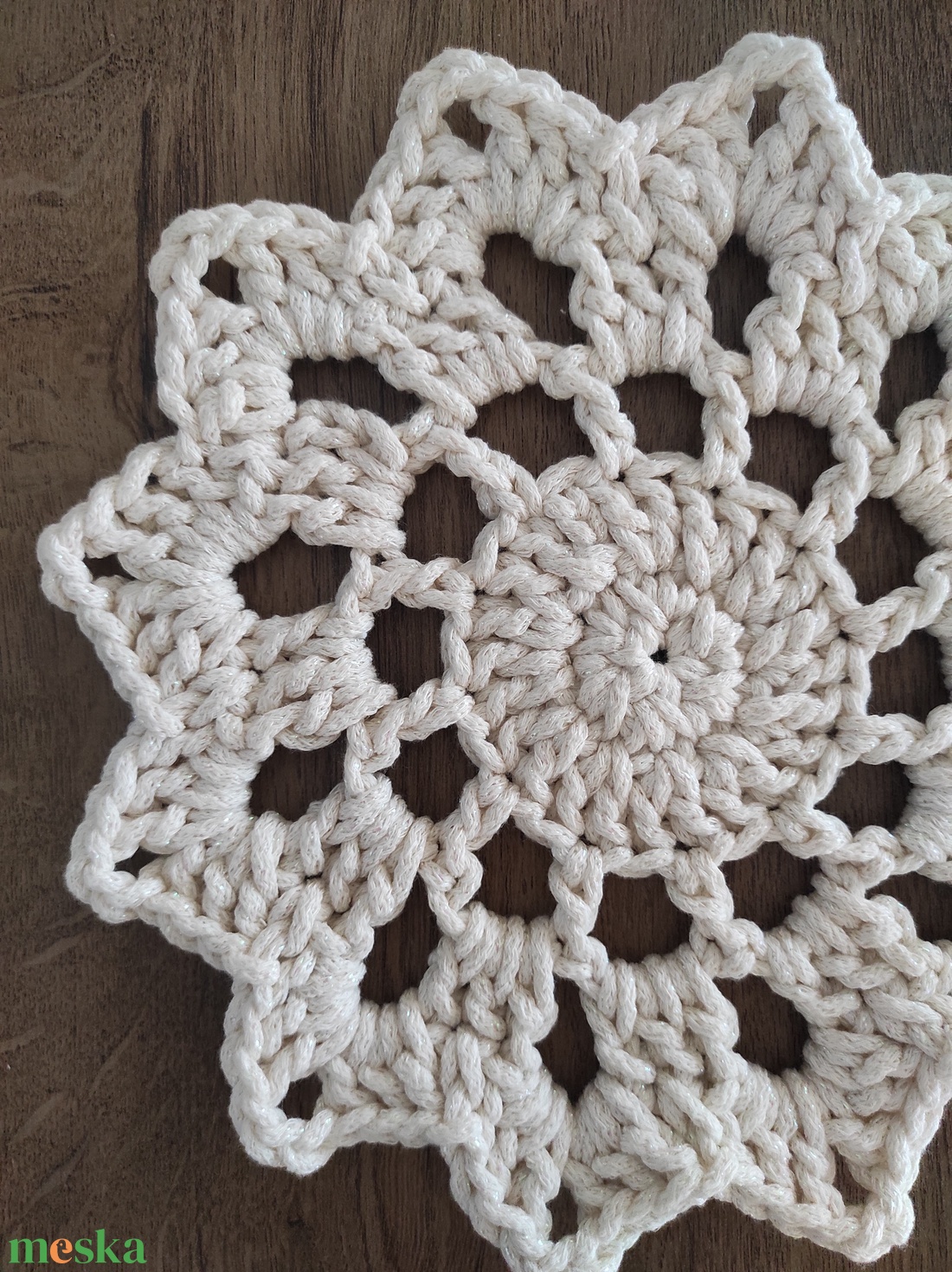 Karácsonyi alátét, asztalközép - karácsony - karácsonyi lakásdekoráció - ünnepi asztaldekoráció - Meska.hu