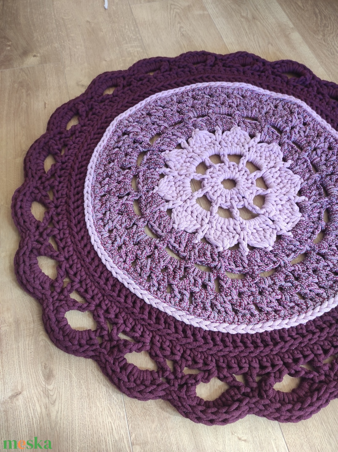 Horgolt szőnyeg  - otthon & életmód - lakástextil - szőnyeg - horgolt szőnyeg - Meska.hu