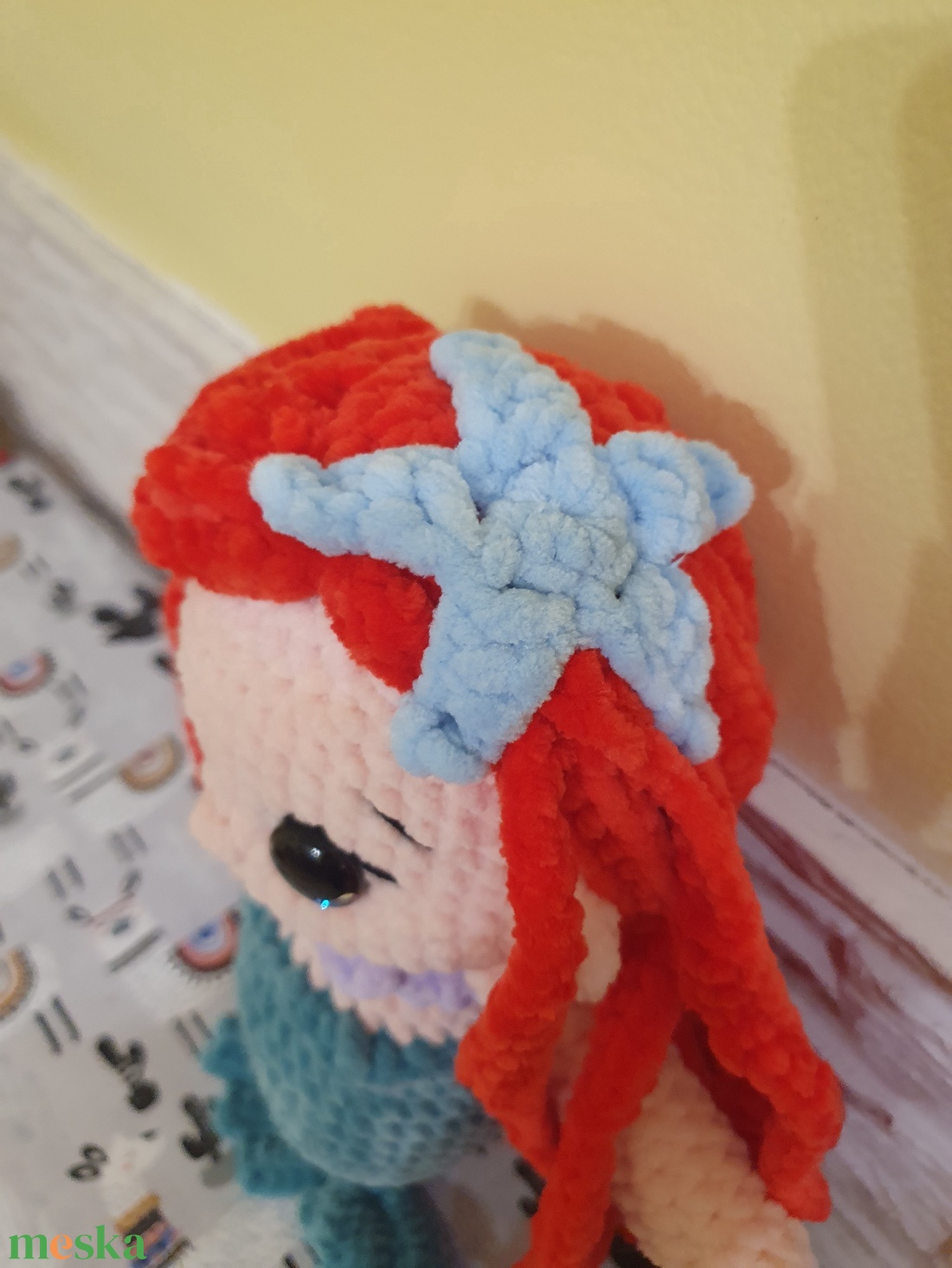 Horgolt sellő - játék & sport - plüssállat & játékfigura - ember - Meska.hu