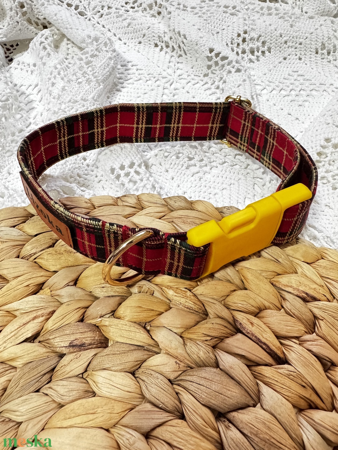 Kutya póráz és nyakörv szett - otthon & életmód - kisállatoknak - kutyáknak - kutya nyakörv, póráz szett - Meska.hu