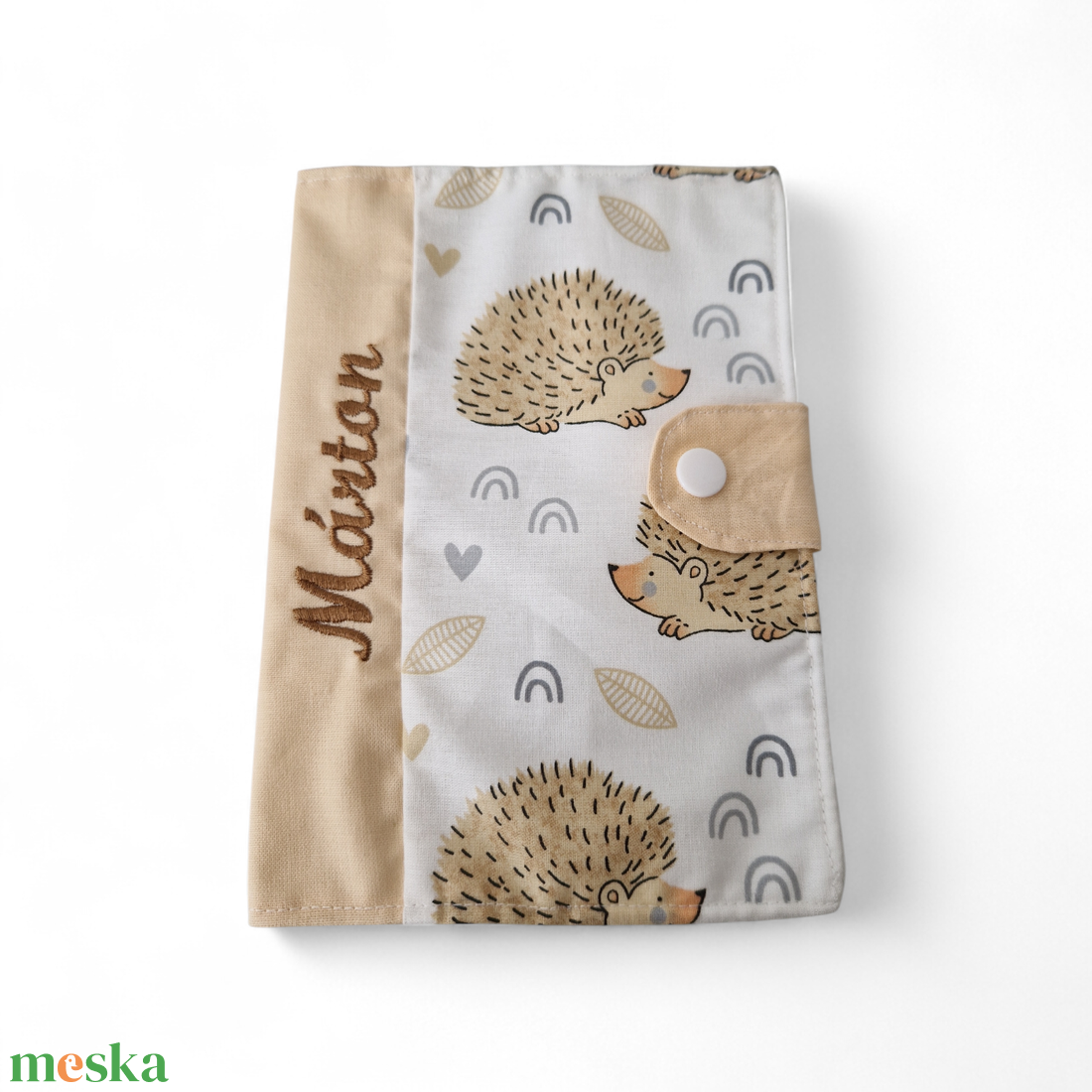 Egészségügyi Kiskönyv Borító h�mzett Névvel ellátva - baba - mama - babaemlékek - egészségügyi kiskönyv borító - Meska.hu