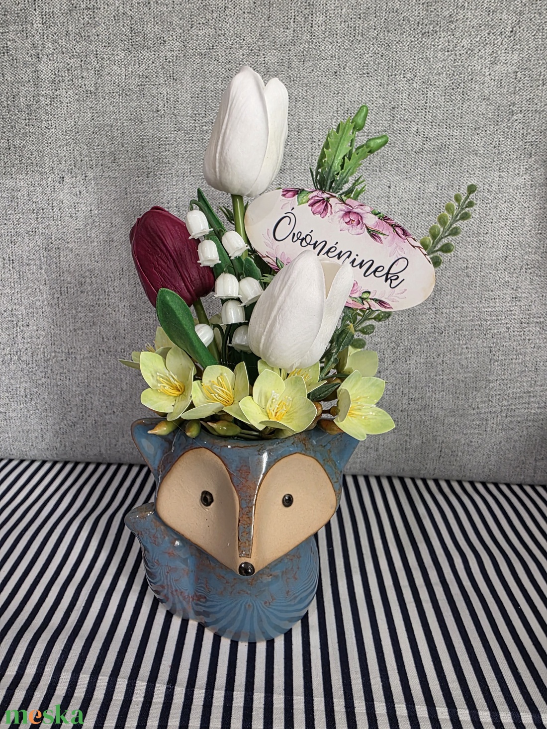 Kisróka díszítve - otthon & életmód - virágdekoráció - virágok - virágbox - Meska.hu