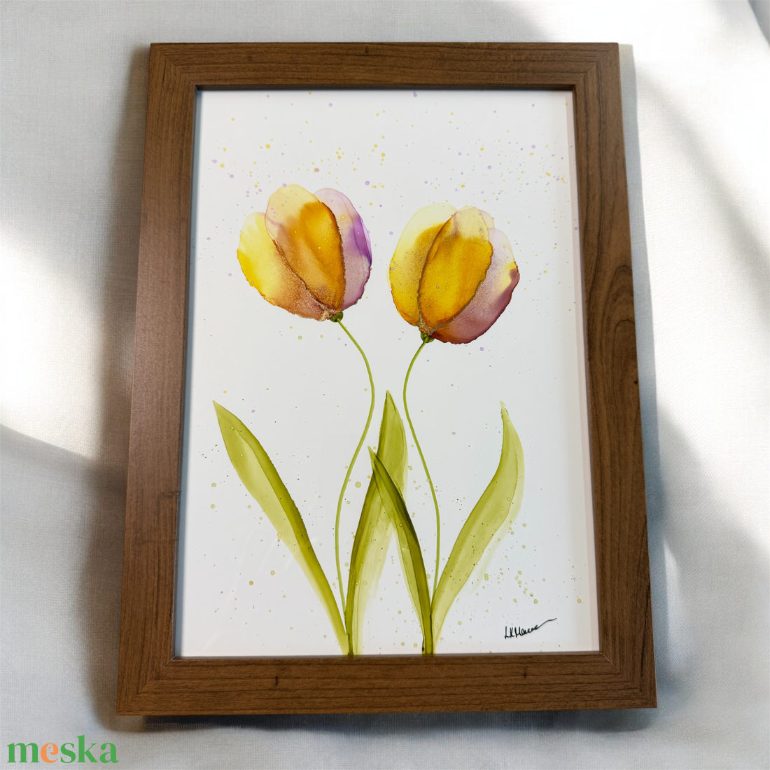 Őszi tulipán- alkohol ink festmény - művészet - festmény - festmény vegyes technika - Meska.hu Őszi tulipán- alkohol ink festmény - művészet - festmény - festmény vegyes technika - Meska.hu