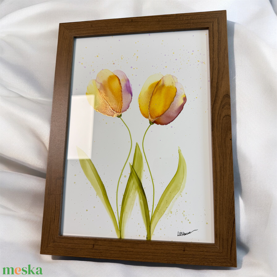 Őszi tulipán- alkohol ink festmény - művészet - festmény - festmény vegyes technika - Meska.hu Őszi tulipán- alkohol ink festmény - művészet - festmény - festmény vegyes technika - Meska.hu