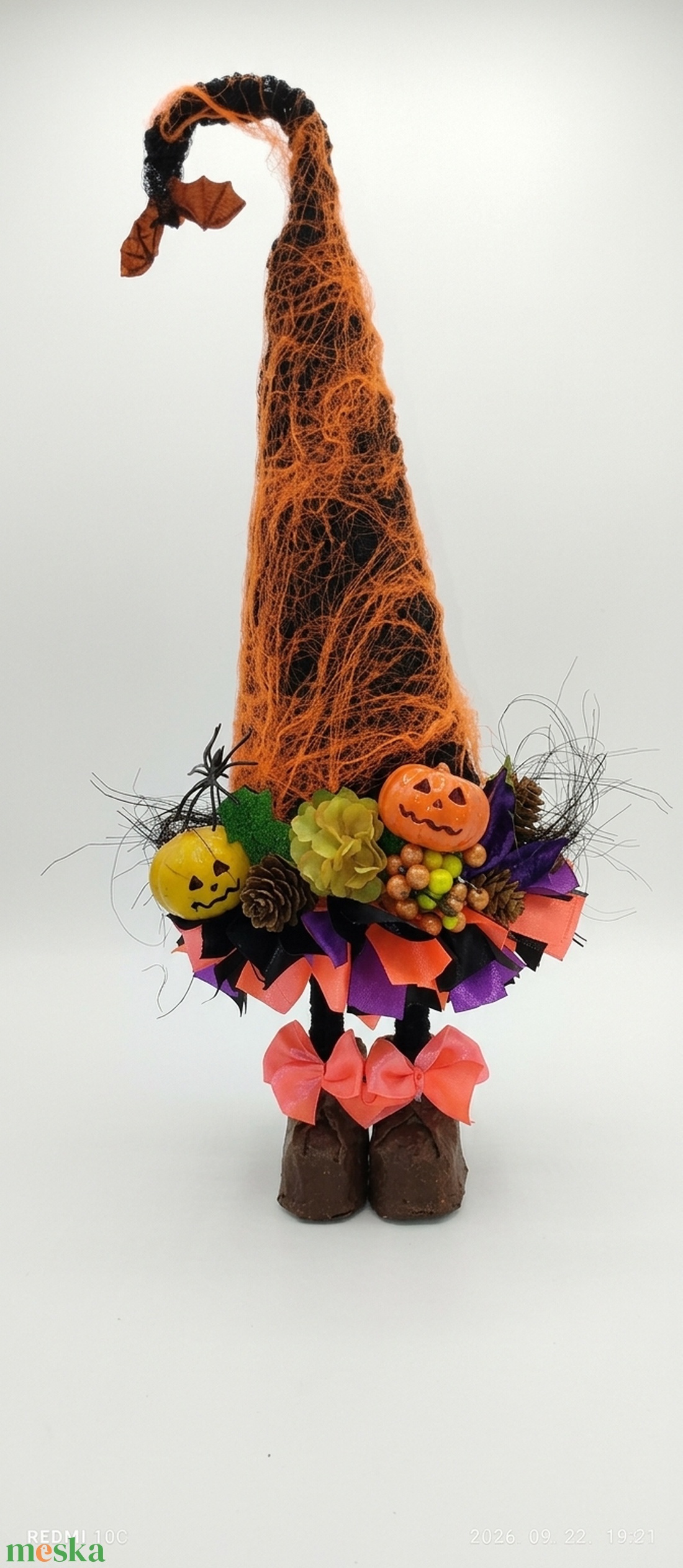 Halloweeni manófa  - otthon & életmód - dekoráció - halloween - halloweeni asztaldísz - Meska.hu