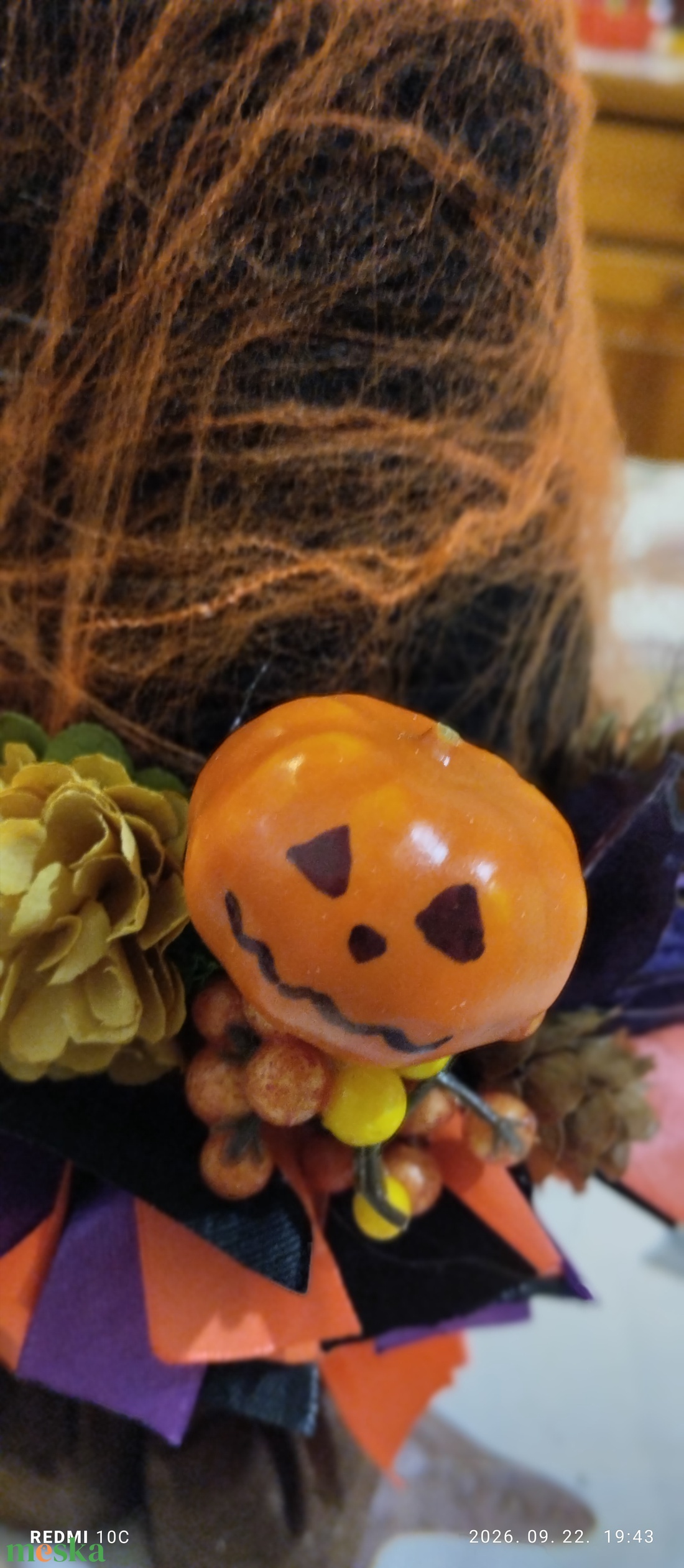 Halloweeni manófa  - otthon & életmód - dekoráció - halloween - halloweeni asztaldísz - Meska.hu