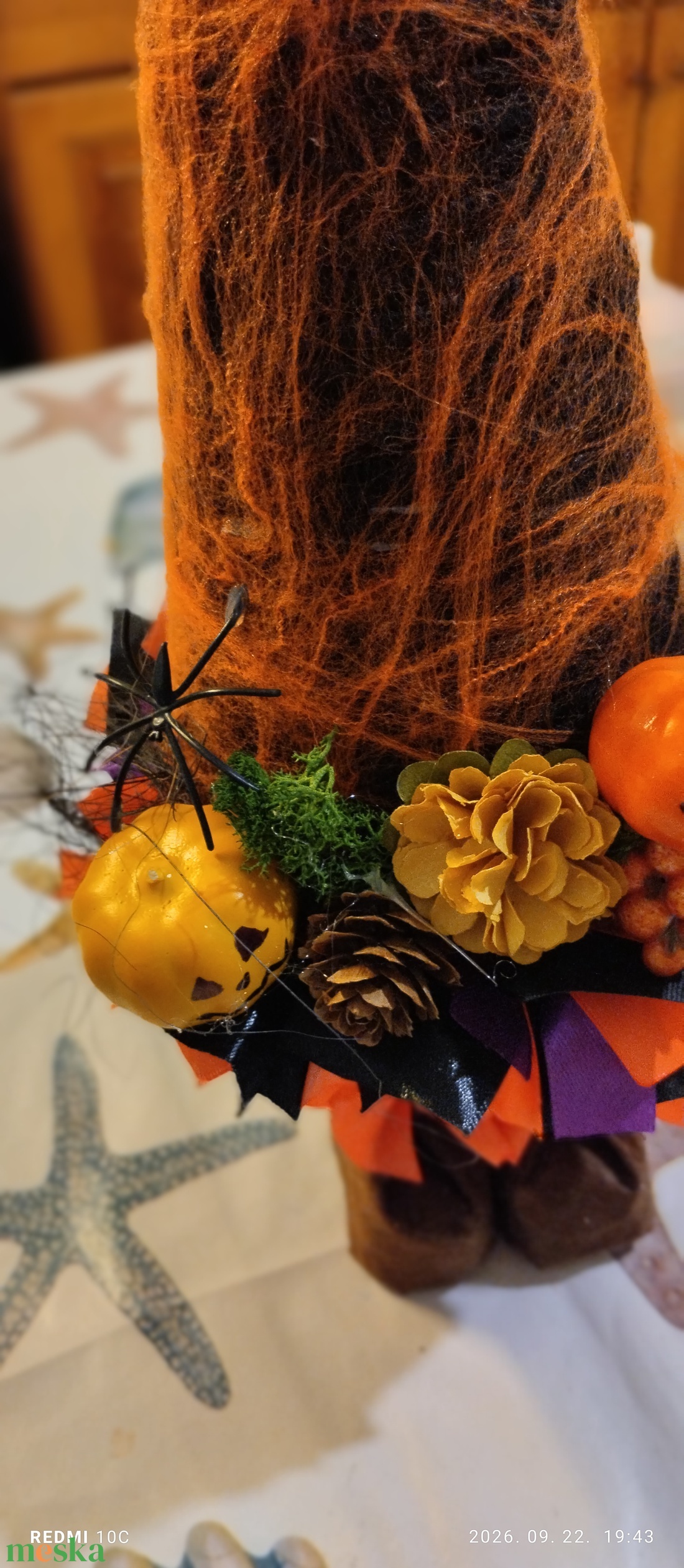 Halloweeni manófa  - otthon & életmód - dekoráció - halloween - halloweeni asztaldísz - Meska.hu