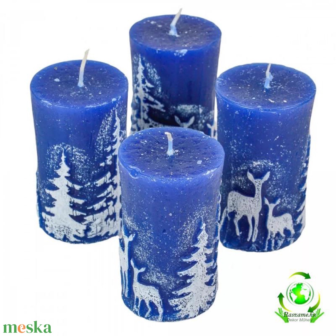 Kontúros Őzikés henger gyertya 50x100 mm - sötét kék szett - kellékek & szerszámok - vegyes alapanyag - Meska.hu Kontúros Őzikés henger gyertya 50x100 mm - sötét kék szett - kellékek & szerszámok - vegyes alapanyag - Meska.hu