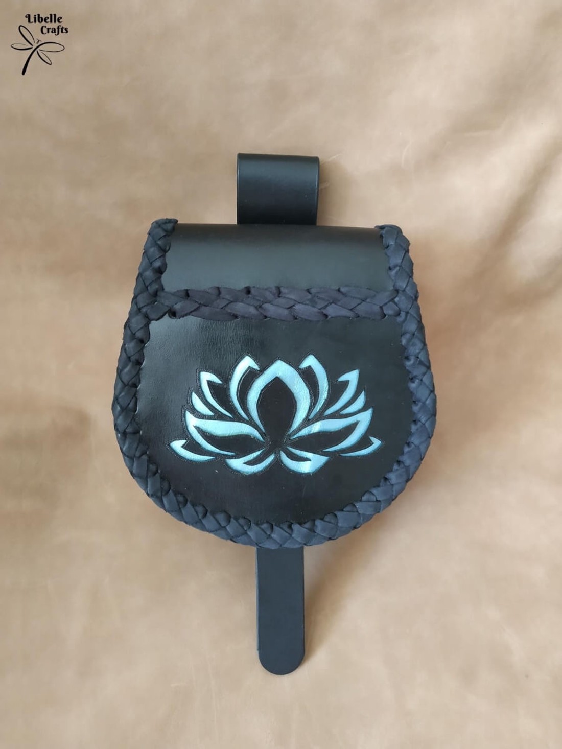 Lótuszvirágos tarsoly - táska & tok - övtáska - Meska.hu