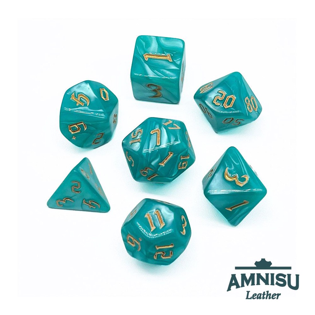 Türkiz márványos műanyag kockaszett - játék & sport - szerepjáték - Meska.hu