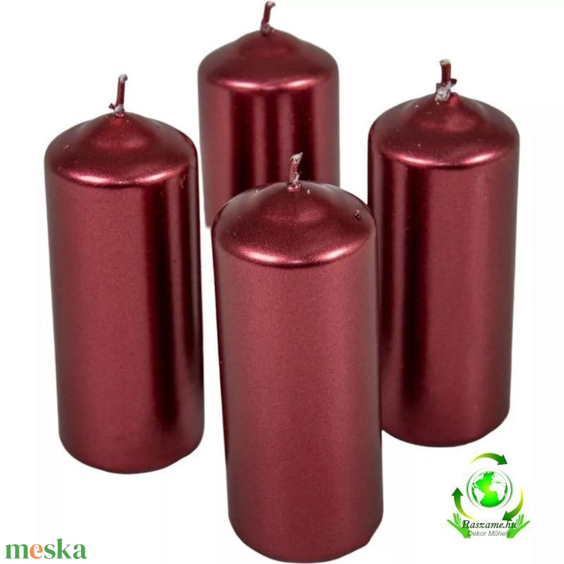 Metál henger gyertya szett 40x100mm - bordó - kellékek & szerszámok - dekorációs kellékek - dekorációs gyertya - Meska.hu Metál henger gyertya szett 40x100mm - bordó - kellékek & szerszámok - dekorációs kellékek - dekorációs gyertya - Meska.hu
