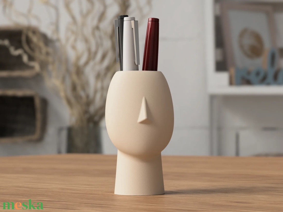3D ceruzatartó - otthon & életmód - tárolás & rendszerezés - íróasztali tároló - Meska.hu