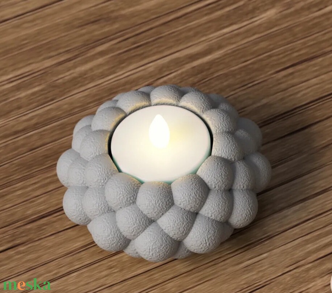 3D ledes teamécses tartó buborékos - otthon & életmód - gyertya, illat, aroma - mécses és mécsestartó - Meska.hu 3D ledes teamécses tartó buborékos - otthon & életmód - gyertya, illat, aroma - mécses és mécsestartó - Meska.hu