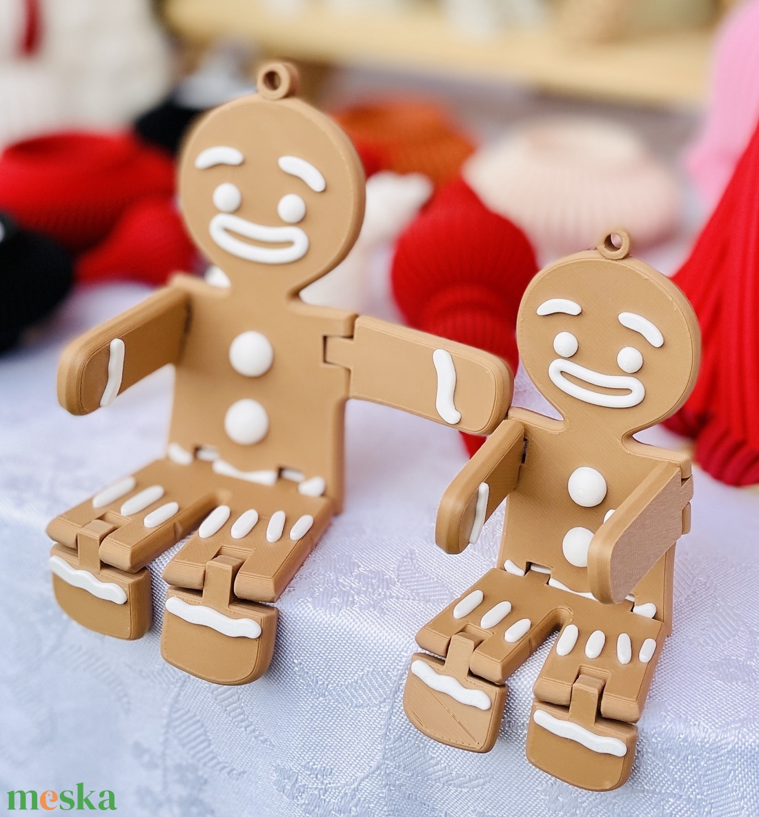 3D mézi, mézeskalács figura - karácsony - karácsonyi lakásdekoráció - karácsonyi manók, figurák - Meska.hu