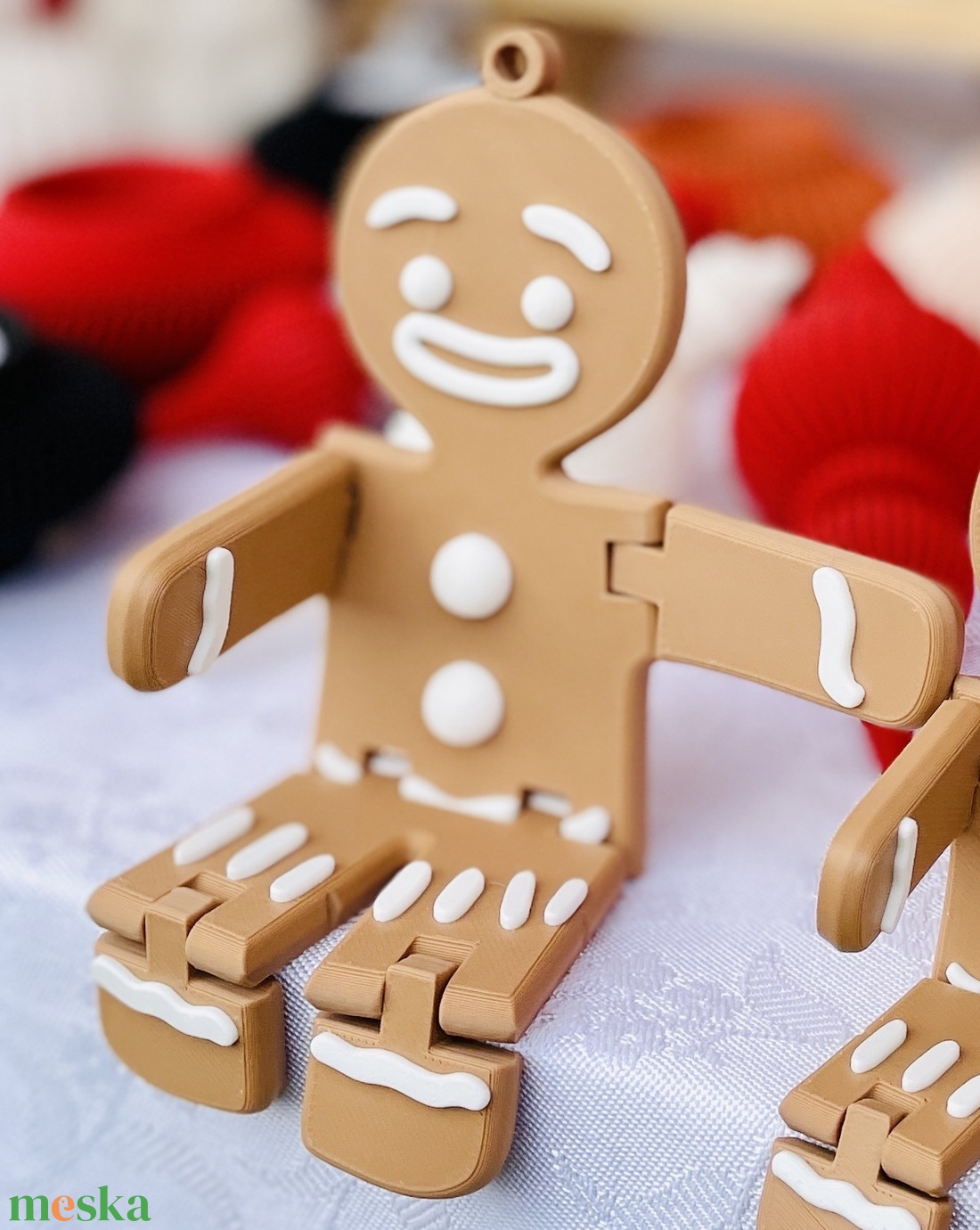 3D mézi, mézeskalács figura - karácsony - karácsonyi lakásdekoráció - karácsonyi manók, figurák - Meska.hu