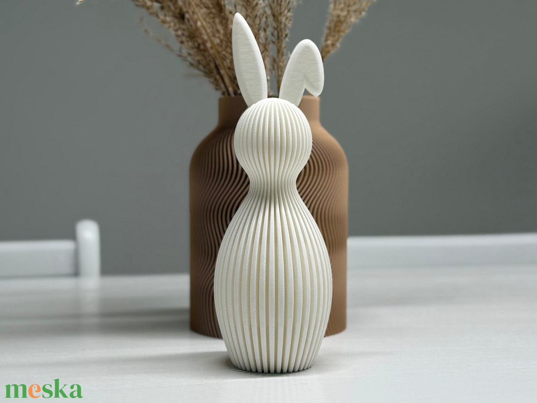 3D húsvéti nyuszi lógó füllel - otthon & életmód - dekoráció - húsvéti asztaldíszek - Meska.hu