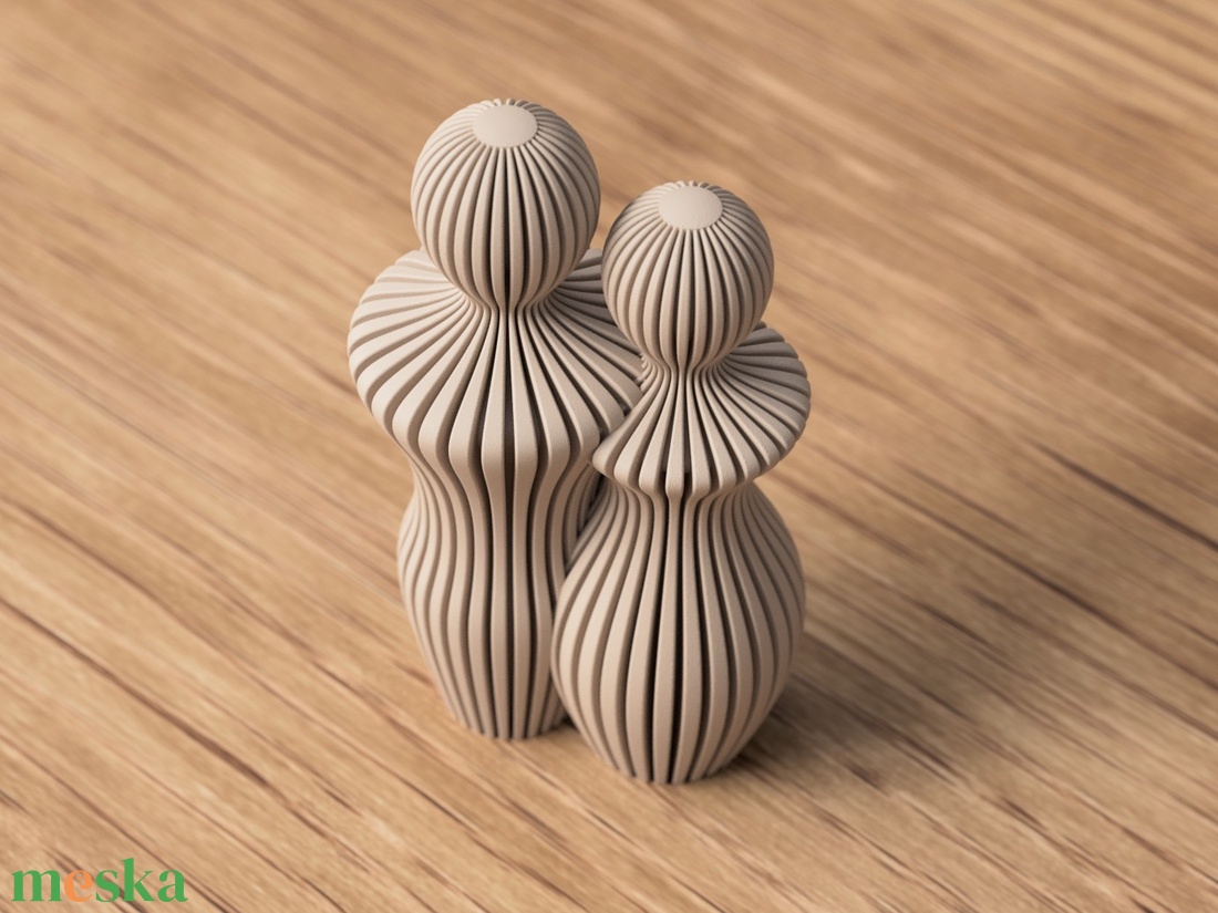 3D férfi-nő szobor bordás nagy méret - otthon & életmód - dekoráció - asztal és polc dekoráció - asztaldísz - Meska.hu