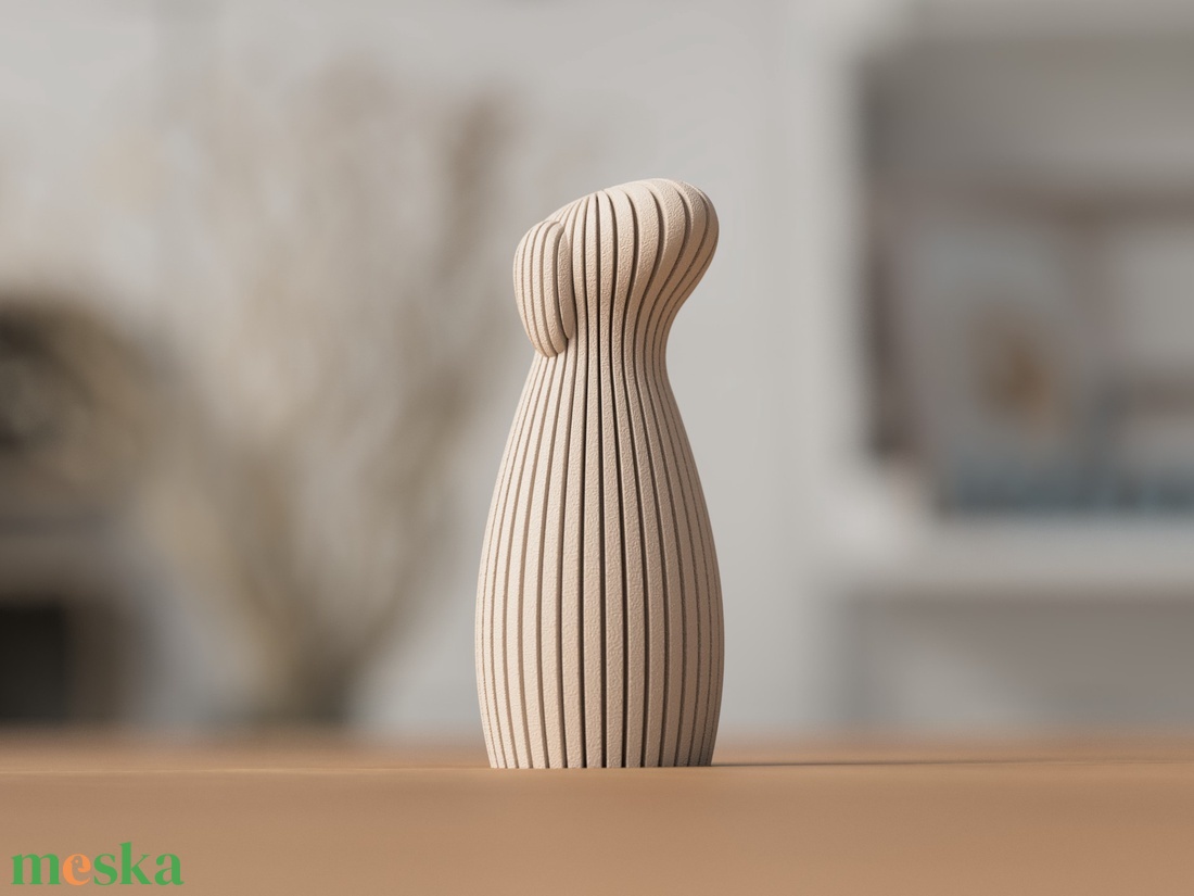 3D kutya lógó füllel - otthon & életmód - dekoráció - asztal és polc dekoráció - asztaldísz - Meska.hu