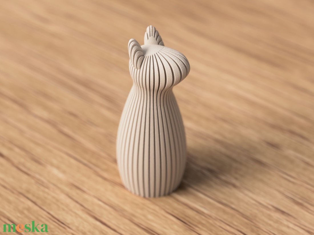 3D kutya álló füllel - otthon & életmód - dekoráció - asztal és polc dekoráció - asztaldísz - Meska.hu