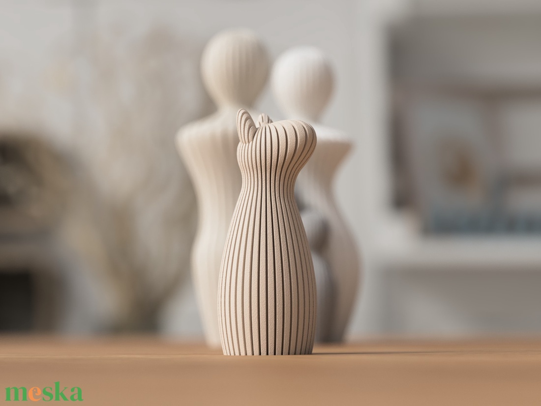 3D kutya álló füllel - otthon & életmód - dekoráció - asztal és polc dekoráció - asztaldísz - Meska.hu