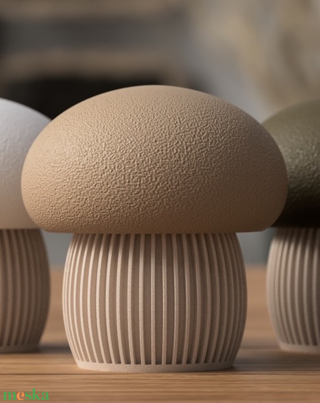 3D gomba dekoráció, csavaros - otthon & életmód - dekoráció - dekoratív figurák és szobrok - Meska.hu