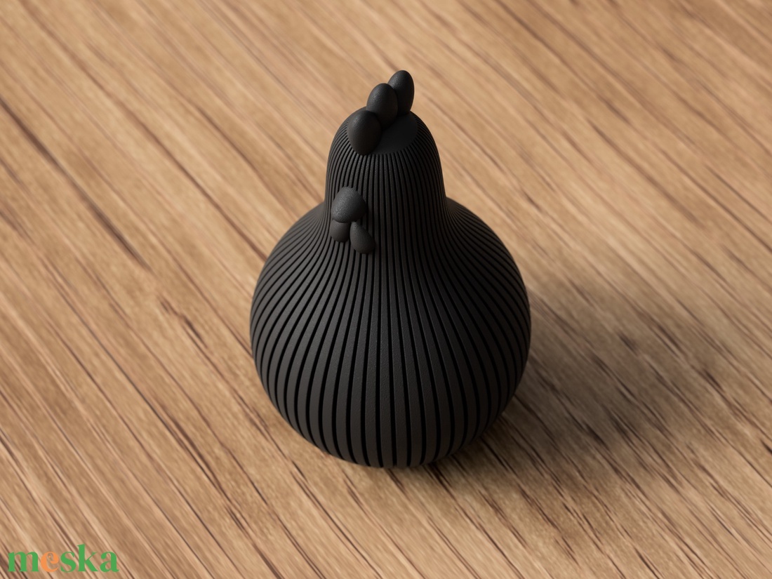 3D tyúkanyó - ünnepi díszek, dekorációk - húsvéti díszek és dekorációk - húsvéti asztaldíszek - Meska.hu