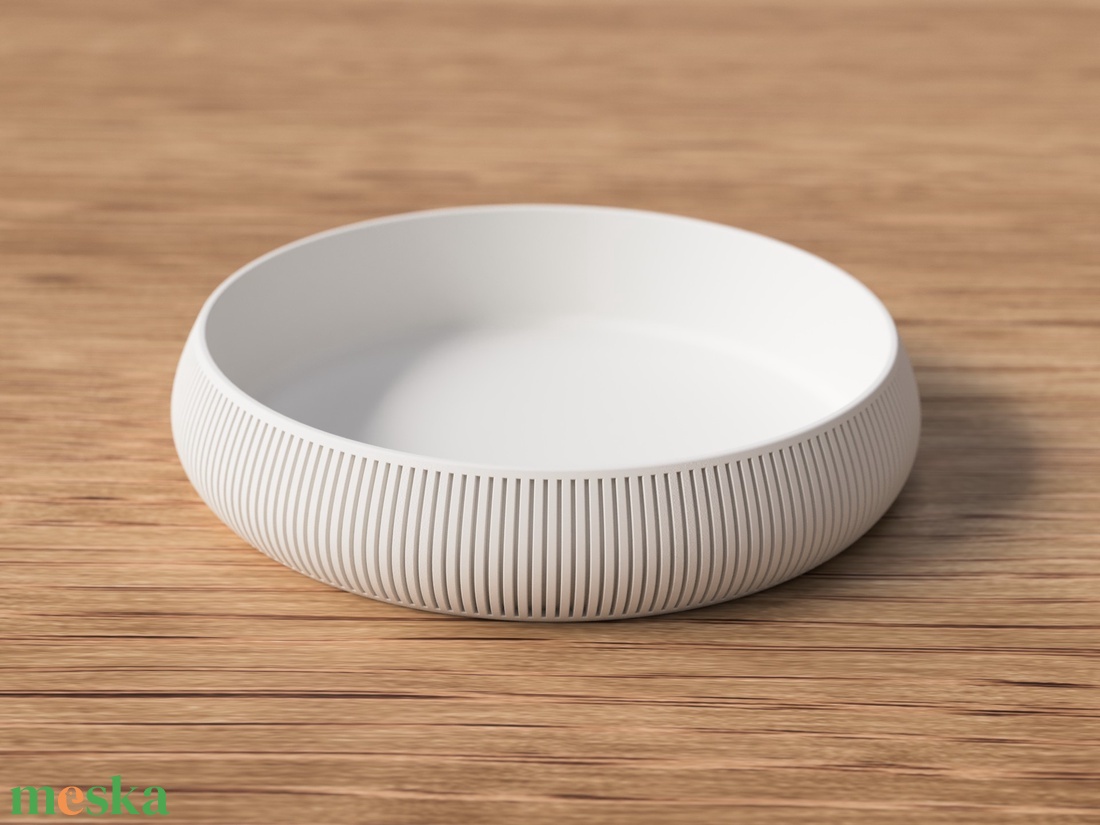 3D tálca kerek - otthon & életmód - dekoráció - asztal és polc dekoráció - asztaldísz - Meska.hu