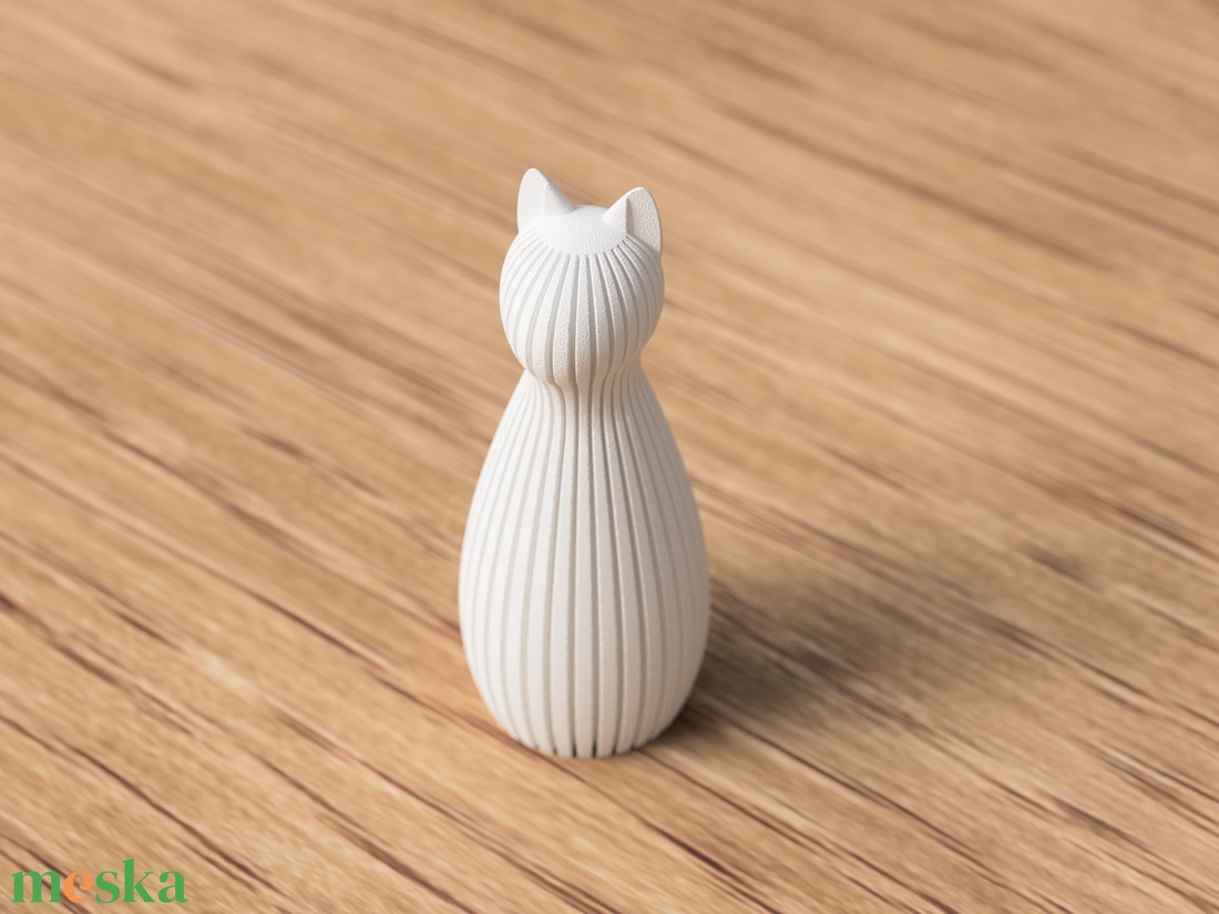 3D cica - otthon & életmód - dekoráció - asztal és polc dekoráció - asztaldísz - Meska.hu