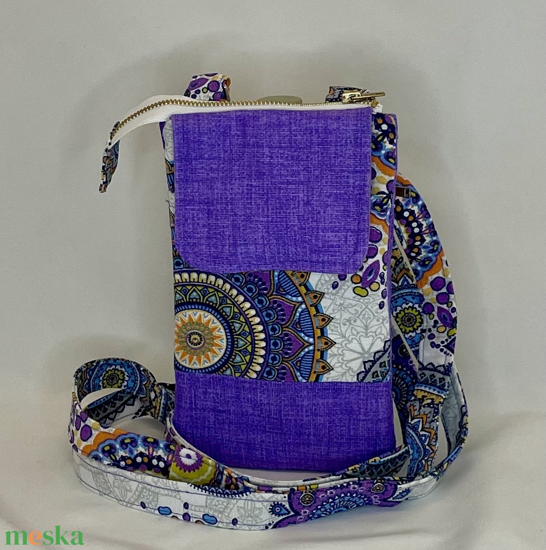 Lila mandala mintás női kistáska - táska & tok - kézitáska & válltáska - vállon átvethető táska - Meska.hu Lila mandala mintás női kistáska - táska & tok - kézitáska & válltáska - vállon átvethető táska - Meska.hu