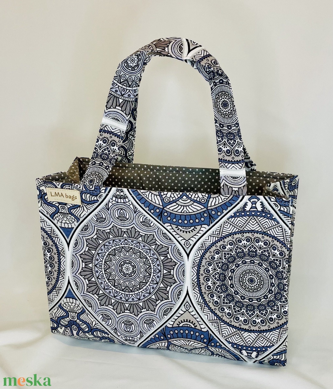 Mandala mintás vászon szatyor - táska & tok - bevásárlás & shopper táska - shopper, textiltáska, szatyor - Meska.hu Mandala mintás vászon szatyor - táska & tok - bevásárlás & shopper táska - shopper, textiltáska, szatyor - Meska.hu
