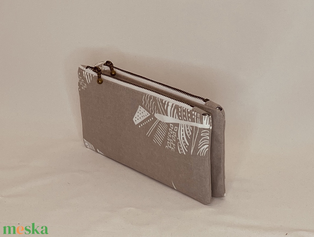 2 részes levél mintás neszesszer, pénztárca - táska & tok - neszesszer - Meska.hu