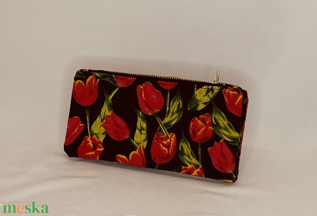 2 részes virág mintás neszesszer, pénztárca - táska & tok - neszesszer - Meska.hu
