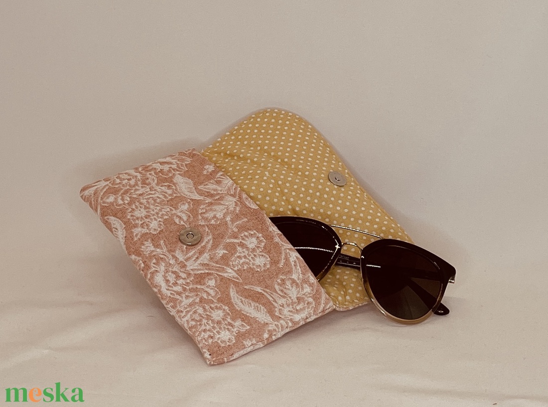 Vászon szemüvegtok mintás  - táska & tok - pénztárca & más tok - szemüvegtok - Meska.hu