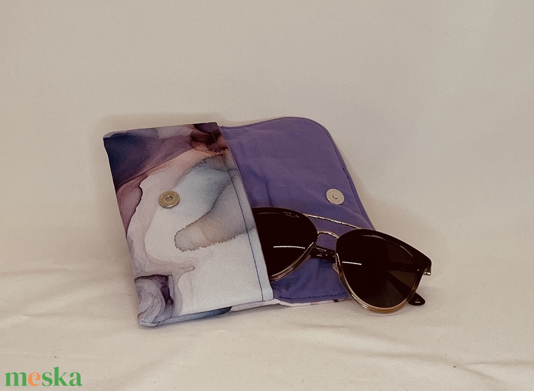 Vászon szemüvegtok mintás  - táska & tok - pénztárca & más tok - szemüvegtok - Meska.hu