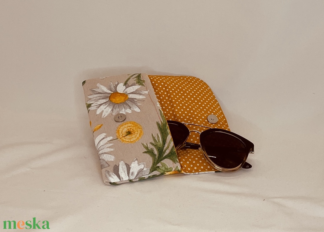 Vászon szemüvegtok mintás  - táska & tok - pénztárca & más tok - szemüvegtok - Meska.hu