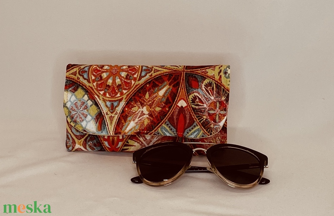 Vászon szemüvegtok mintás  - táska & tok - pénztárca & más tok - szemüvegtok - Meska.hu