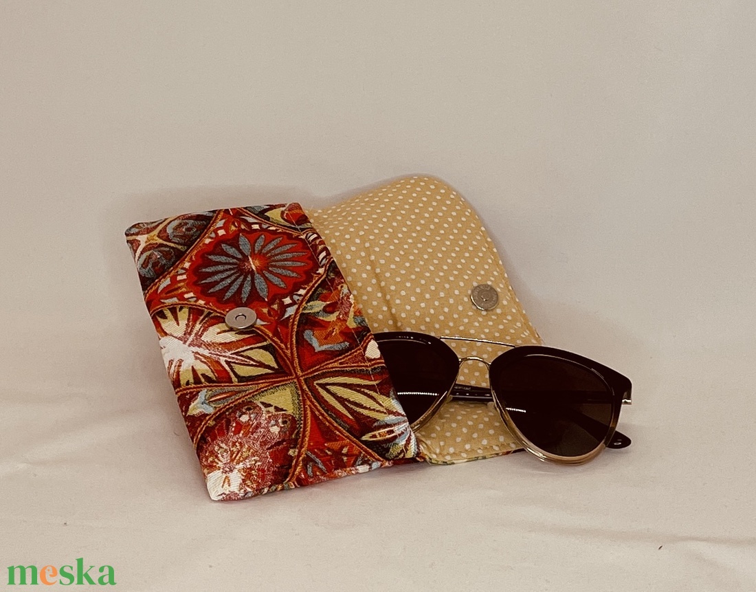 Vászon szemüvegtok mintás  - táska & tok - pénztárca & más tok - szemüvegtok - Meska.hu