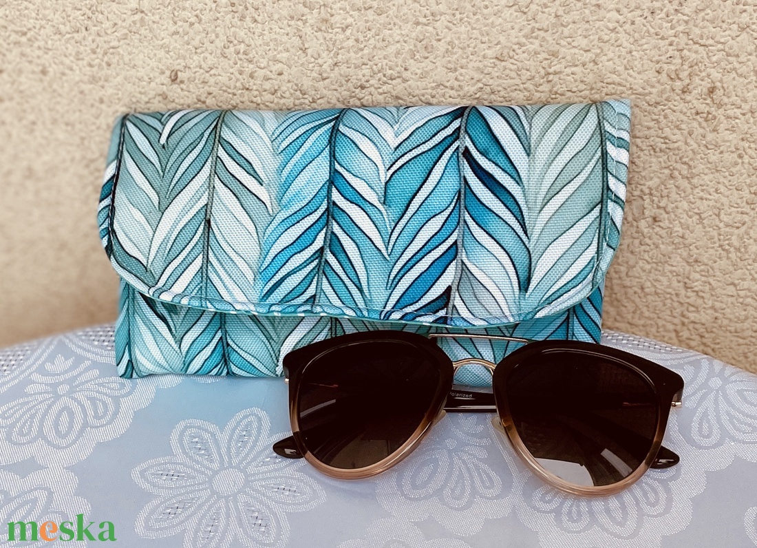 Vászon szemüvegtok mintás  - táska & tok - pénztárca & más tok - szemüvegtok - Meska.hu