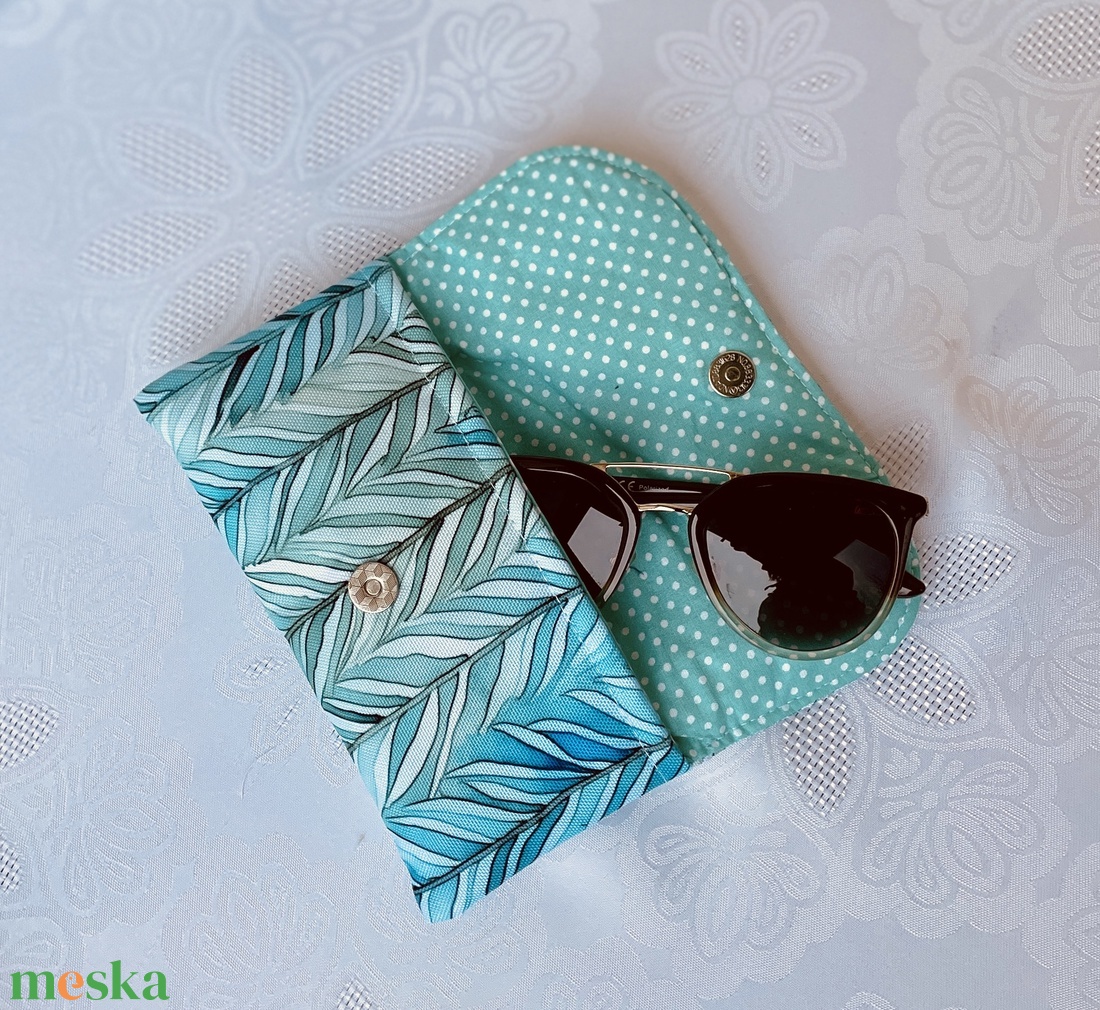 Vászon szemüvegtok mintás  - táska & tok - pénztárca & más tok - szemüvegtok - Meska.hu