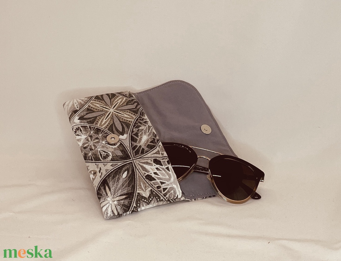 Vászon szemüvegtok mintás  - táska & tok - pénztárca & más tok - szemüvegtok - Meska.hu